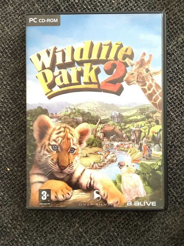 Jeu PC Wildlife Park 2 - CD-ROM - Version Française - Bon état Avec Boîtier Et Notice