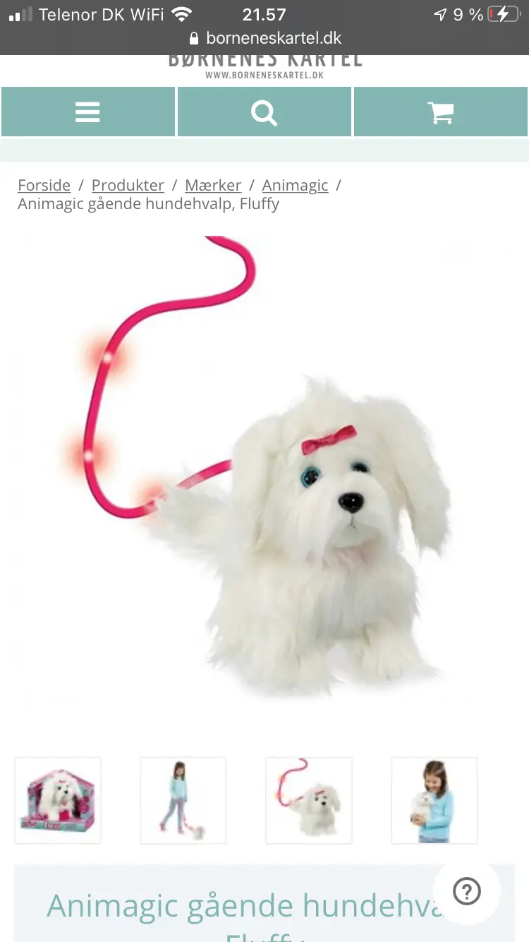 Køb ANIMAGIC Fluffy Hundehvalp af Bettina på Reshopper · Shop secondhand børn, mor og bolig