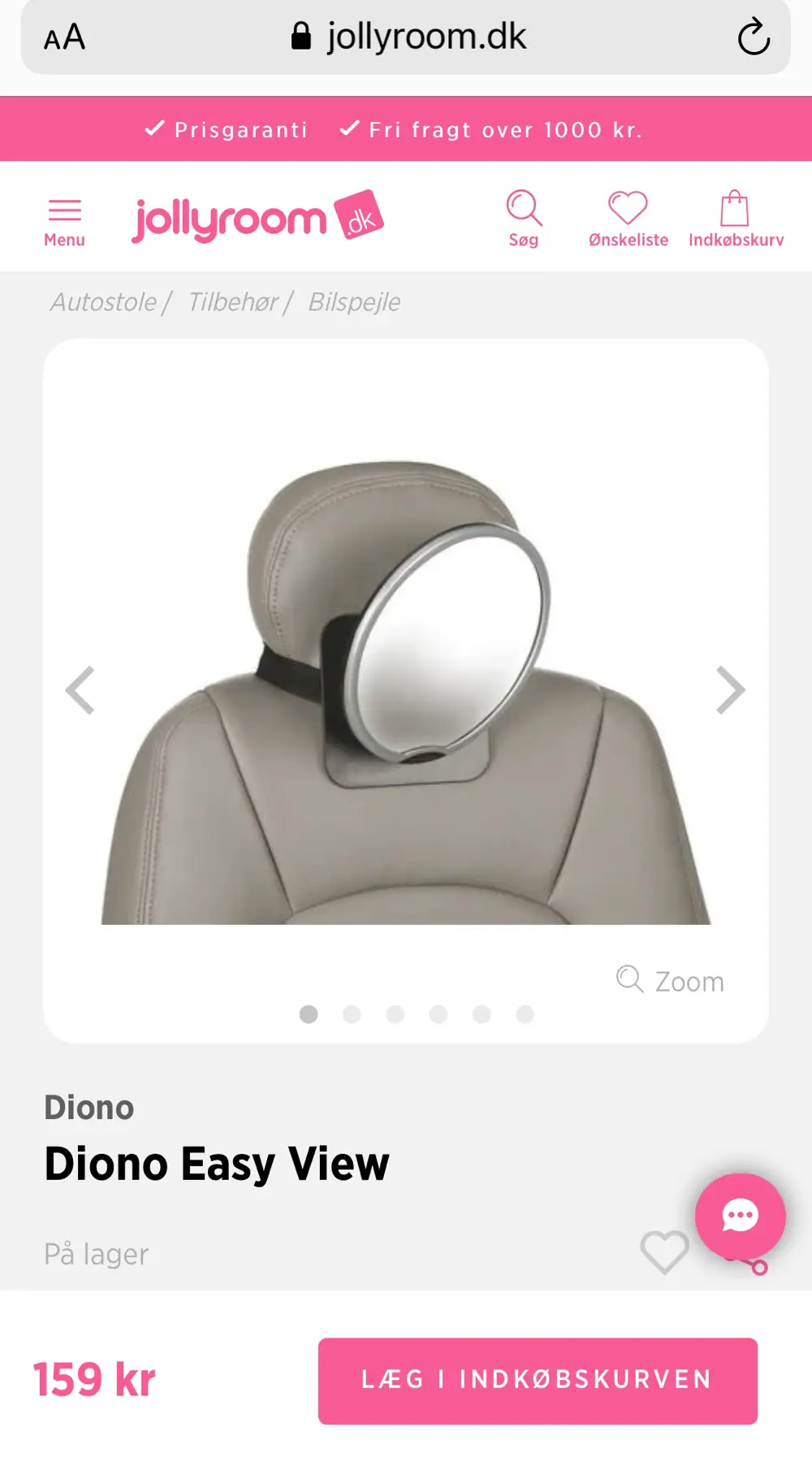Krønike Næsten Uforenelig Køb Diono Spejl til bil, Babyspejl af Merima på Reshopper · Shop secondhand  til børn, mor og bolig