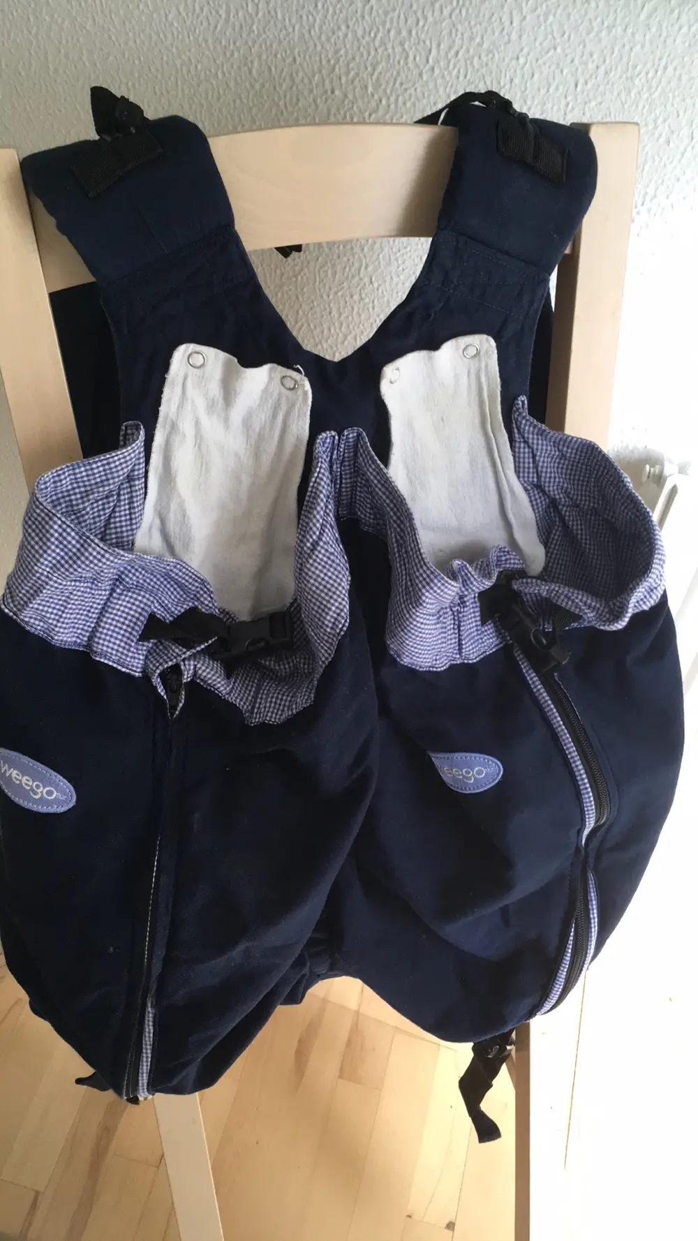 Køb Weego Tvillinge bæresele af Sara på Reshopper Shop secondhand til børn, mor og