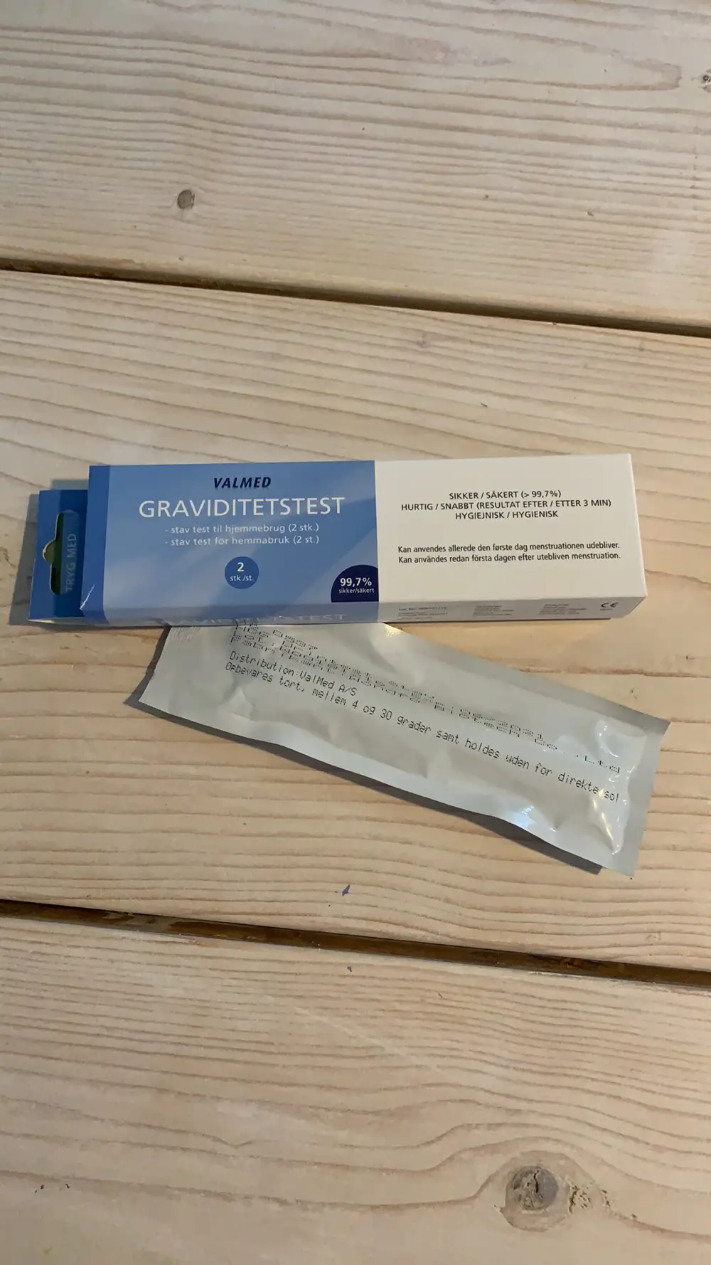 Køb Valmed Graviditetstest af Janne på Reshopper · Shop secondhand børn, og