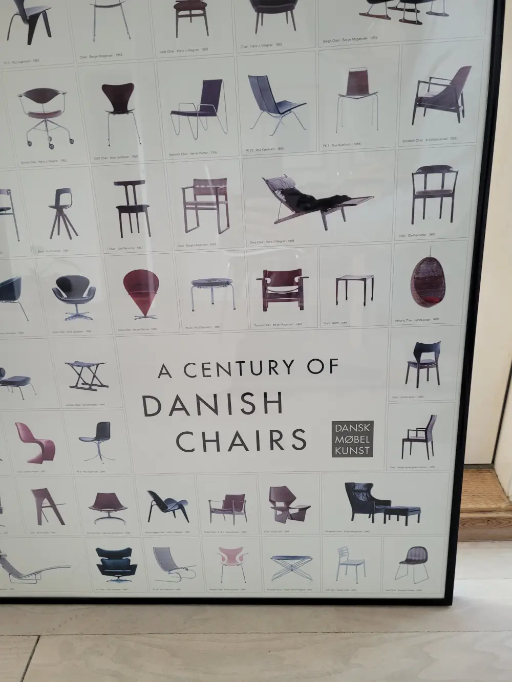 Køb A Century of Danish Chairs Plakat af Anne på Reshopper · secondhand børn, mor og bolig