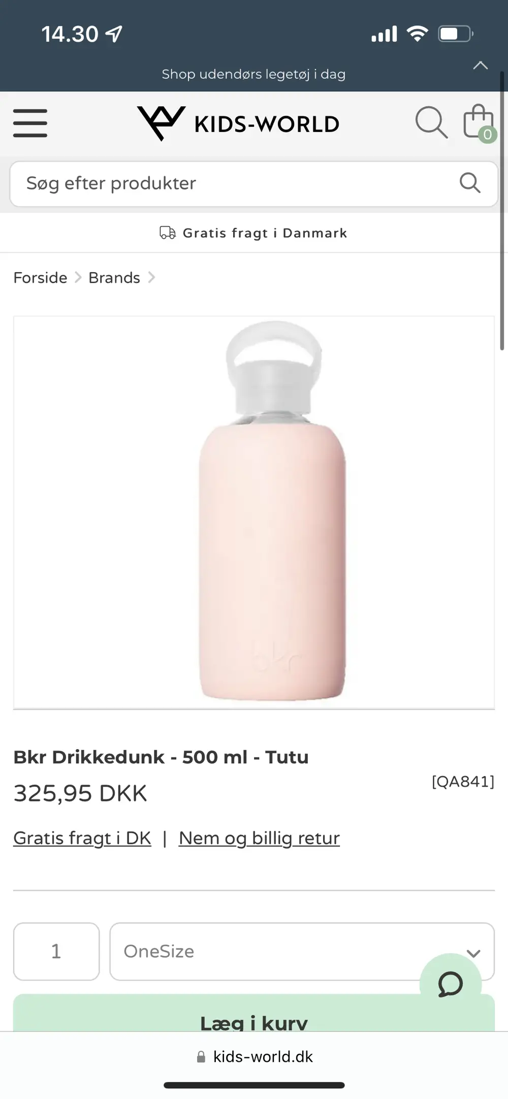 Køb BKR Glas vandflaske af Helena Beikes Reshopper · Shop til mor bolig
