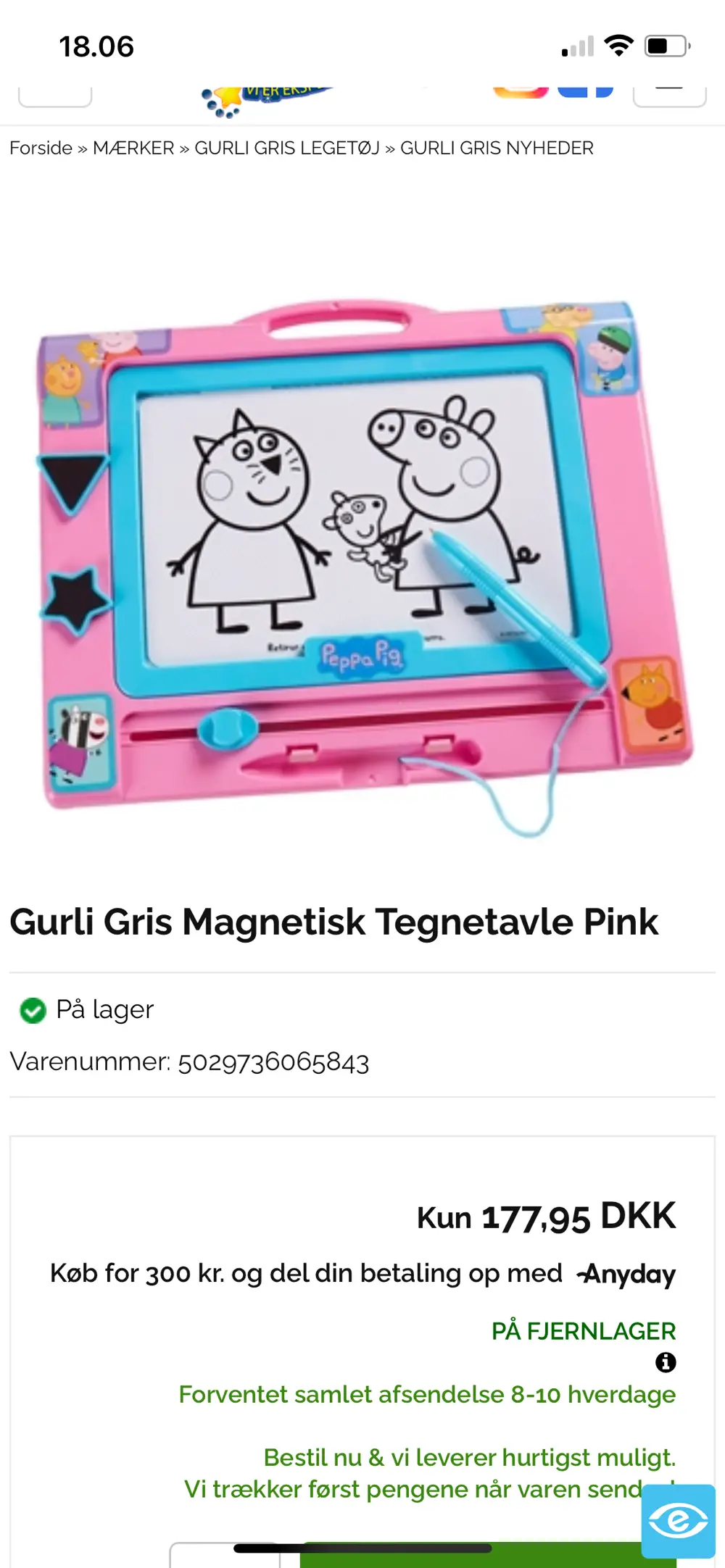 Køb gurli gris Magnetisk tegnetavle Susanne på Reshopper · Shop secondhand til børn, og bolig