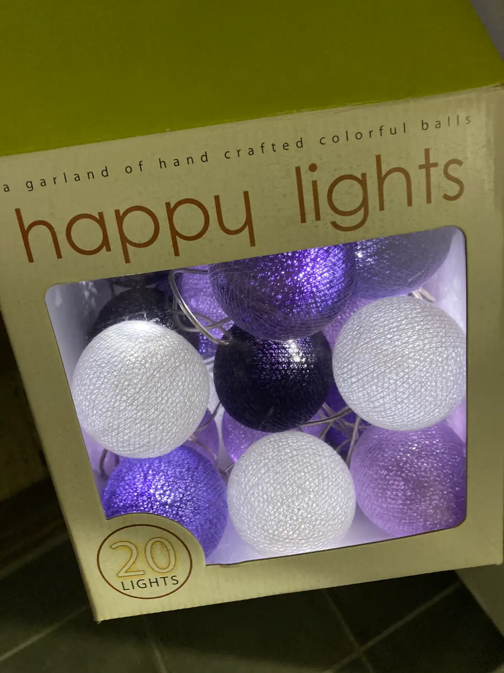Køb Happy Lights Bolde til lyskæde af Tina på · Shop secondhand til børn, mor og
