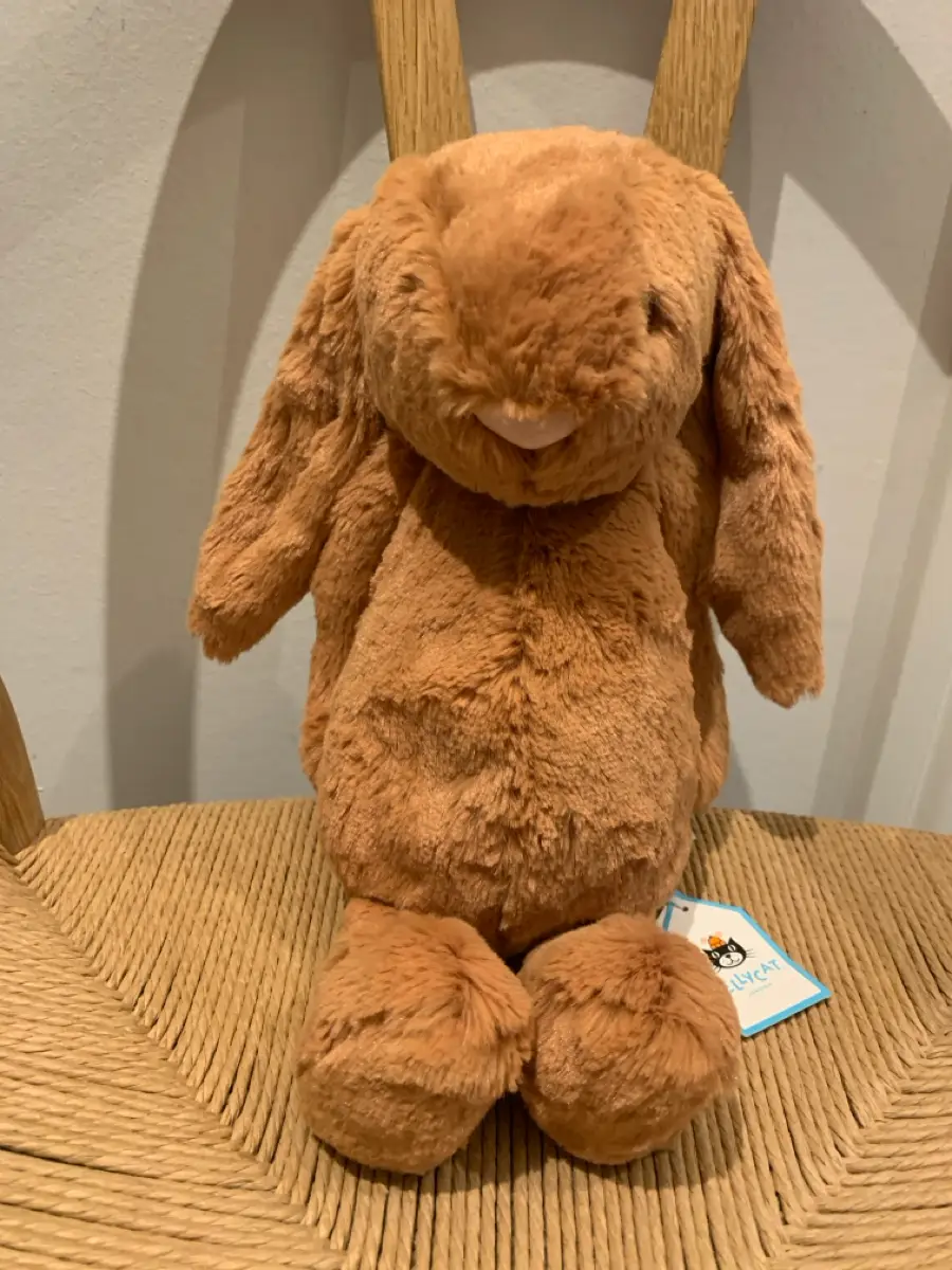新品　 Medium Bashful Golden Bunny JellyCat Plush Rabbit Bashful Golden Bunny Small H18cm 7.1in NWT