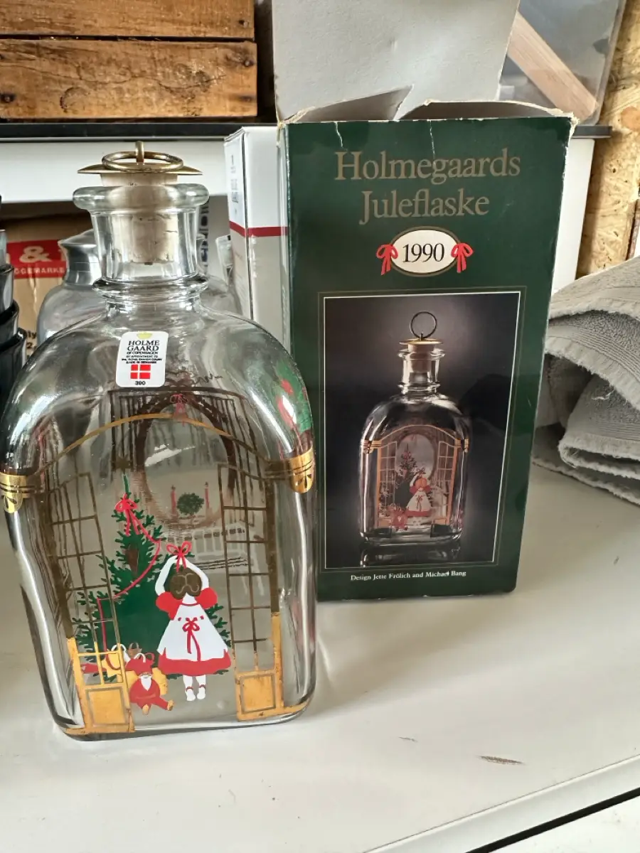 Holmegaard Juleflaske 1991/1987/1985 セット Køb Holmegaard Juleflaske fra Charlotte S på Reshopper