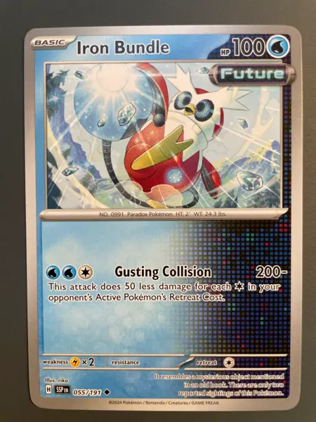 iron bundle pokemon card value Amazon.com: Iron Moth - Iron Bundle - Iron Jugulis - Paradox Rift - Future  Pokemon - 3 Card Lot main image 1