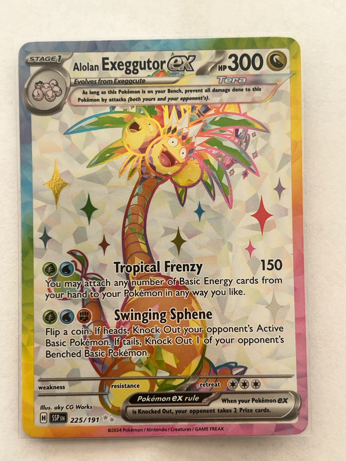 shiny sprigatito pokemon card 225/182 SV8s T OFFICIAL THAI Stellar Lightning Strike Draxena SR – Vintage  Action Figures main image 1