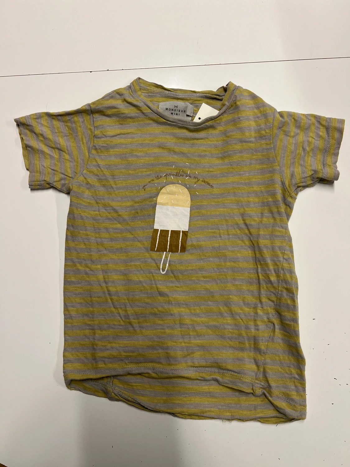 MONSIEUR MINI Tシャツ MONSIEUR MINI クロワッサンシャツ MONSIEUR