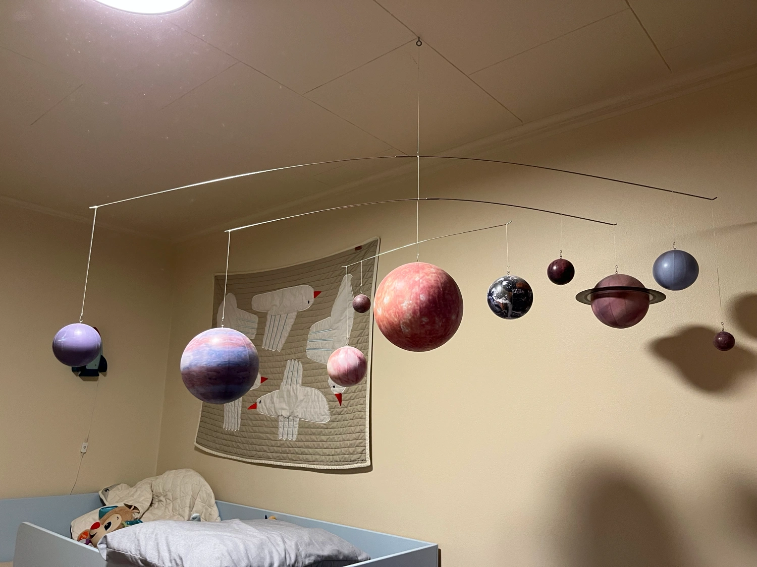 Solar System Decorative Planet Hanging Mobile Ceiling Children's Globe Décor eBa