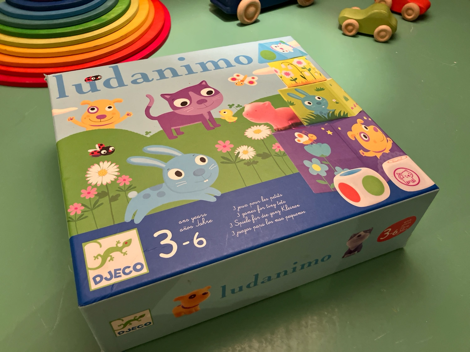 Djeco Ludanimo - Gioco Da Tavolo Multigioco Per Bambini Piccoli