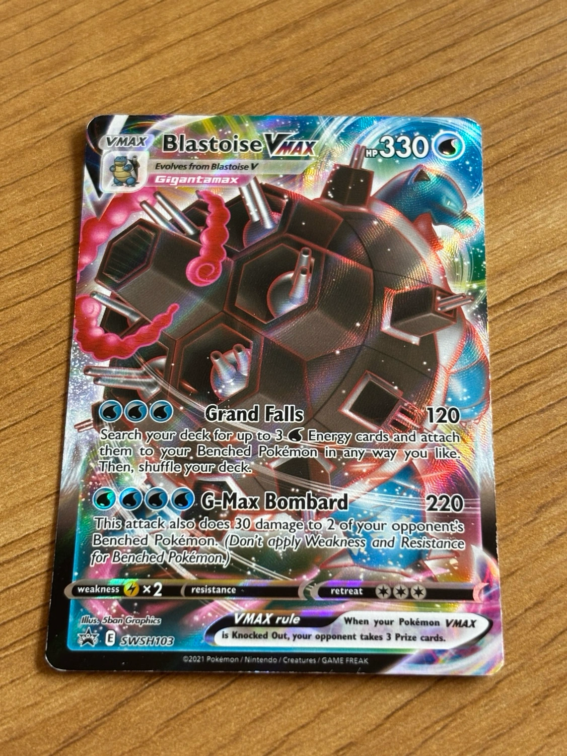 blastoise vmax pokemon card price 2021 SWSH Black Star Promo #103 PSA 10 – Common Lands Water Grand Falls (120) Search your deck for up to 3 Water Energy cards and attach them to your Benched Pokémon in any way you like Blastoise VMAX Pokemon Cards Price